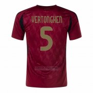 Camisola Belgica Jogador Vertonghen 1º 2024