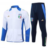 Jaqueta Italia 2024-2025 Branco Y Azul