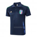 Camisola Polo del Italia 2024-2025 Azul