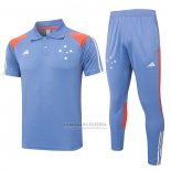 Conjunto Polo del Cruzeiro 2024-2025 Cinza