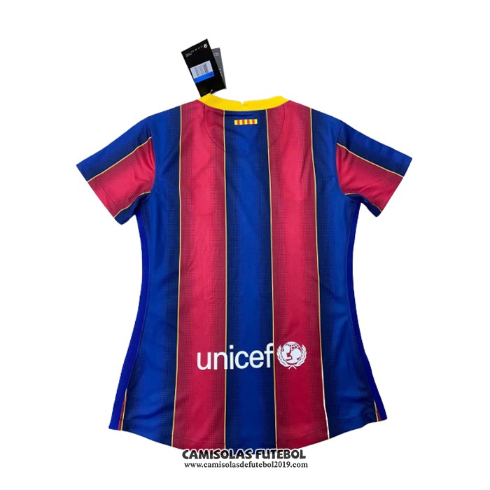 Camisola Barcelona 1º Mulher 2020-2021 ...